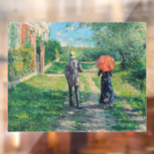 Gustave Caillebotte - Het bergpad Raamsticker (Vel 2)