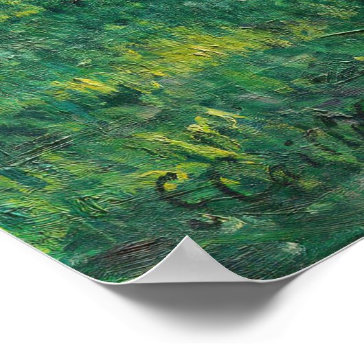 Gustave Caillebotte - Het pad naar boven Poster (Hoek)