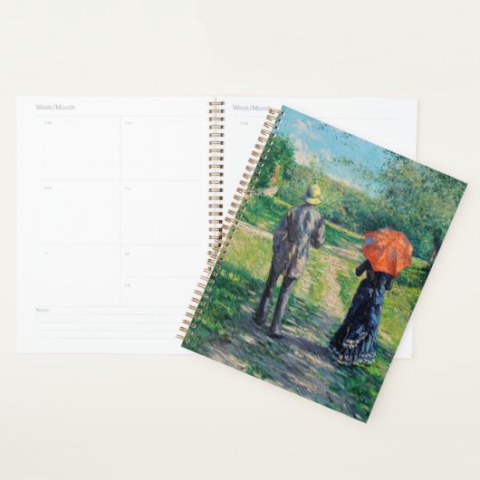 Gustave Caillebotte - Het stijgende pad Planner (Display)