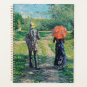 Gustave Caillebotte - Het stijgende pad Planner (Voorkant)