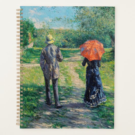 Gustave Caillebotte - Het stijgende pad Planner (Voorkant)