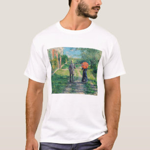 Gustave Caillebotte - Het stijgende pad T-shirt