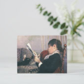 Gustave Caillebotte- Interior, Women Reading Briefkaart (Staand voorkant)