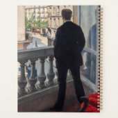 Gustave Caillebotte - Jongeman bij zijn raam Planner (Achterkant)
