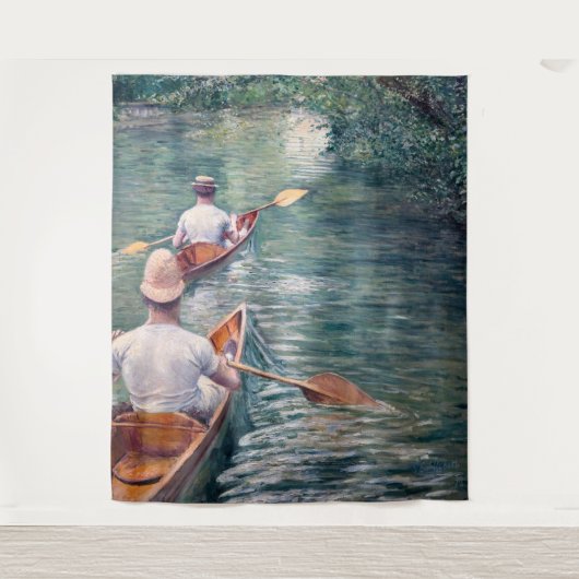 Gustave Caillebotte - Kano's op de Yerres Wandkleed (Voorkant)