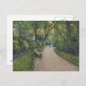Gustave Caillebotte - Le Parc Monceau Briefkaart (Voorkant / Achterkant)