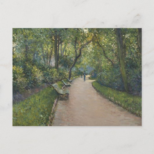 Gustave Caillebotte - Le Parc Monceau Briefkaart (Voorkant)