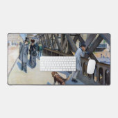 Gustave Caillebotte - Le Pont de l'Europe Bureaumat (Keyboard & Muis)