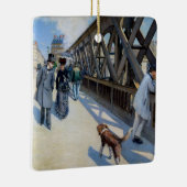 Gustave Caillebotte - Le Pont de l'Europe Keramisch Ornament (Rechts)