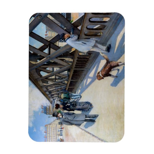 Gustave Caillebotte - Le Pont de l'Europe Magneet (Verticaal)