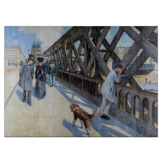 Gustave Caillebotte - Le Pont de l'Europe Snijplank (Voorkant)