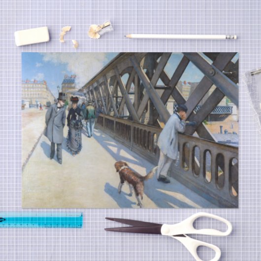Gustave Caillebotte - Le Pont de l'Europe Tissuepapier (Craft)