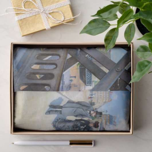 Gustave Caillebotte - Le Pont de l'Europe Tissuepapier (Geschenk)