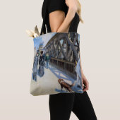 Gustave Caillebotte - Le Pont de l'Europe Tote Bag (Dichtbij)