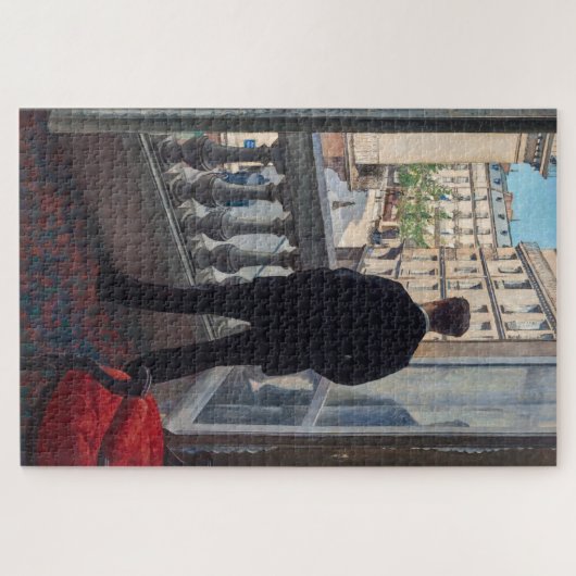 Gustave Caillebotte - Man bij het raam Legpuzzel (Horizontaal)