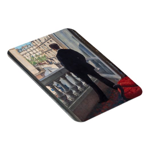 Gustave Caillebotte - Man bij het raam Magneet (Rechterzijde)