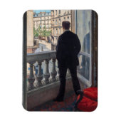 Gustave Caillebotte - Man bij het raam Magneet (Verticaal)