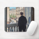 Gustave Caillebotte - Man bij het raam Muismat (Met muis)
