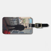 Gustave Caillebotte - Man bij het Venster Bagagelabel (Voorkant horizontaal)