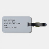 Gustave Caillebotte - Man bij het Venster Bagagelabel (Achterkant horizontaal)