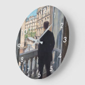 Gustave Caillebotte - Man bij het Venster Grote Klok (Hoek)