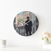 Gustave Caillebotte - Man bij het Venster Grote Klok (Huis)