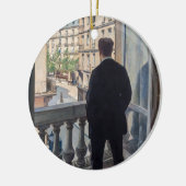 Gustave Caillebotte - Man bij het Venster Keramisch Ornament (Links)