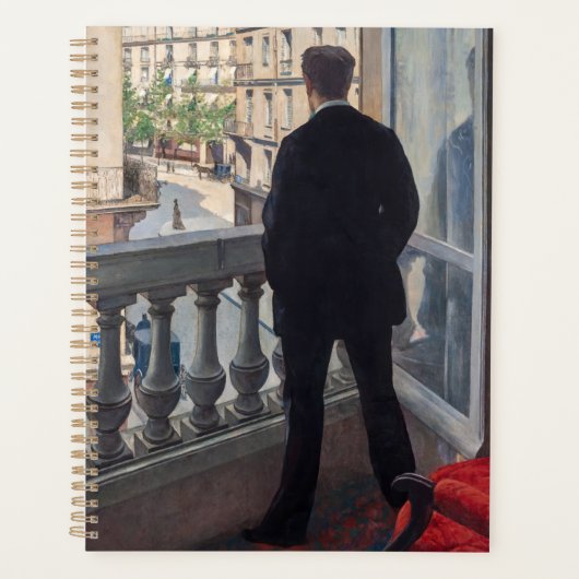 Gustave Caillebotte - Man bij het Venster Planner (Voorkant)