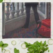 Gustave Caillebotte - Man bij het Venster Theedoek (Gevouwen)