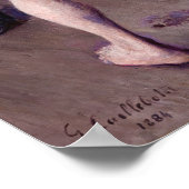 Gustave Caillebotte - Man bij zijn bad Poster (Hoek)