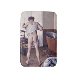 Gustave Caillebotte - Man bij zijn Bath Badmat