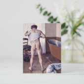Gustave Caillebotte - Man bij zijn Bath Briefkaart (Staand voorkant)