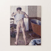 Gustave Caillebotte - Man bij zijn Bath Legpuzzel (Verticaal)
