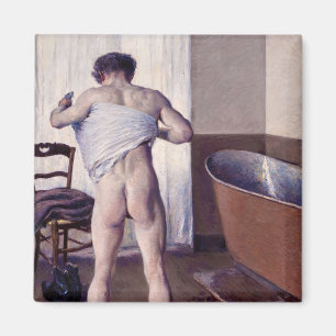 Gustave Caillebotte - Man bij zijn Bath Magneet