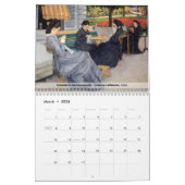 Gustave Caillebotte Masterpieces Selectie Kalender (Mar 2026)