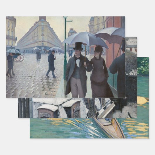 Gustave Caillebotte - Masterstuks Selection Inpakpapier Vel (Set)