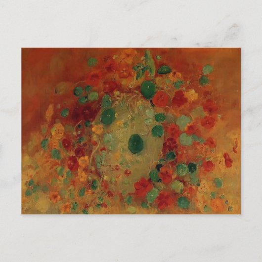 Gustave Caillebotte - Nasturtia Briefkaart (Voorkant)