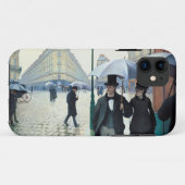 Gustave Caillebotte Parijse straat op een regenach Case-Mate iPhone Case (Achterkant (horizontaal))
