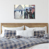 Gustave Caillebotte - Parijse straat; Regenachtige Canvas Afdruk (Insitu (Slaapkamer))