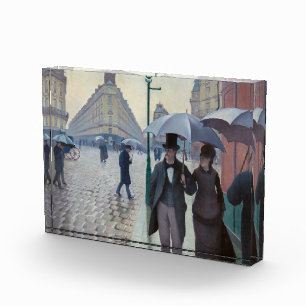 Gustave Caillebotte - Parijse straat; Regenachtige Fotoblokken