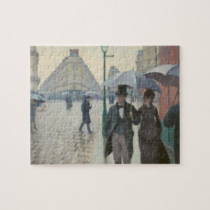 Gustave Caillebotte - Parijse straat; Regenachtige Legpuzzel