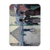 Gustave Caillebotte - Parijse straat; Regenachtige Magneet (Verticaal)