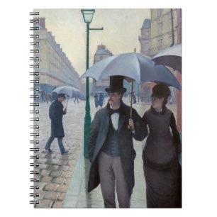 Gustave Caillebotte - Parijse straat; Regenachtige Notitieboek