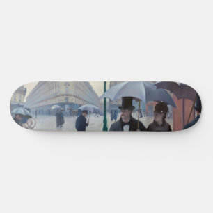 Gustave Caillebotte - Parijse straat; Regenachtige Persoonlijk Skateboard