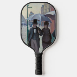 Gustave Caillebotte - Parijse straat; Regenachtige Pickleball Paddle