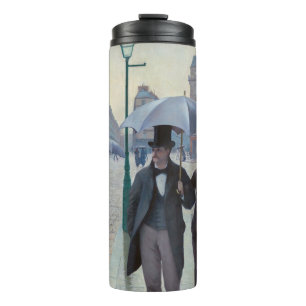 Gustave Caillebotte - Parijse straat; Regenachtige Thermosbeker