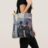 Gustave Caillebotte - Parijse straat; Regenachtige Tote Bag (Dichtbij)