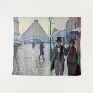 Gustave Caillebotte - Parijse straat; Regenachtige Wandkleed