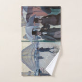 Gustave Caillebotte - Paris Street; Rainy Day Bad Handdoek (Handdoek)