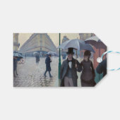Gustave Caillebotte - Paris Street; Rainy Day Cadeaulabel (Voorkant (Horizontaal))